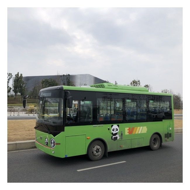 ফ্লোর কভার ফ্ল্যাশ চার্জিং সহ LHD 6.6m বিশুদ্ধ ইলেকট্রিক বাস ই-বাস
