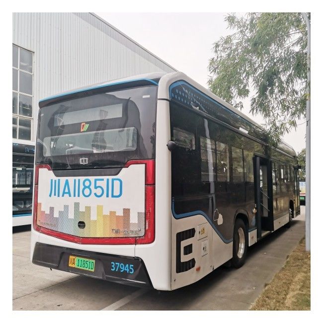 LHD 12m লো ফ্লোর ই-বাস 280-650km ইলেকট্রিক সিটি বাস যেখানে 46টি আসন রয়েছে
