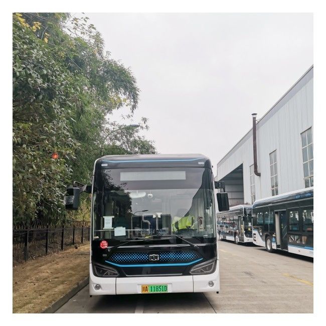 LHD 12m লো ফ্লোর ই-বাস 280-650km ইলেকট্রিক সিটি বাস যেখানে 46টি আসন রয়েছে