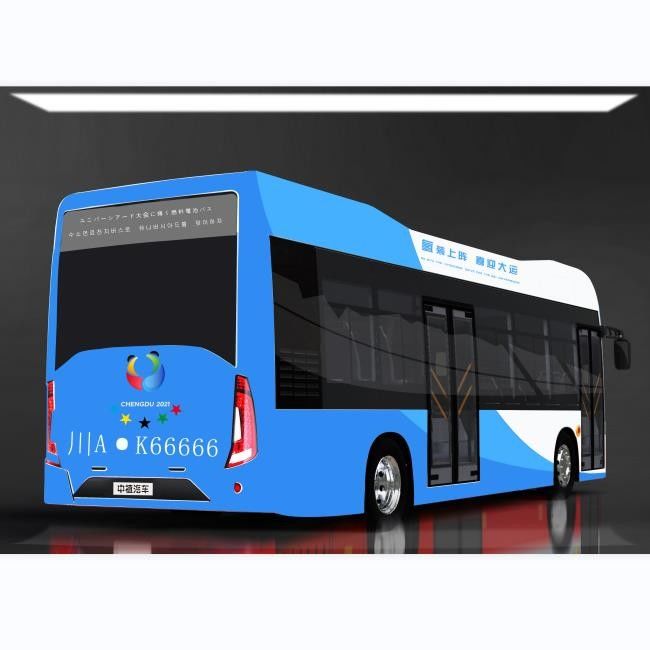 সবুজ ভ্রমণ 10.5m 27 আসনের ইলেক সিটি হাইড্রোজেন ফুয়েল সেল বাস এলএইচডি 0 নির্গমন
