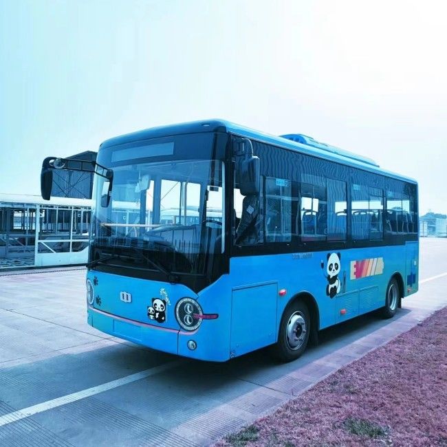 6.6 মি ইলেকট্রিক মিনি বাস ব্যাটারি চার্জিং যানবাহন এলএইচডি আরএইচডি 23 সিট