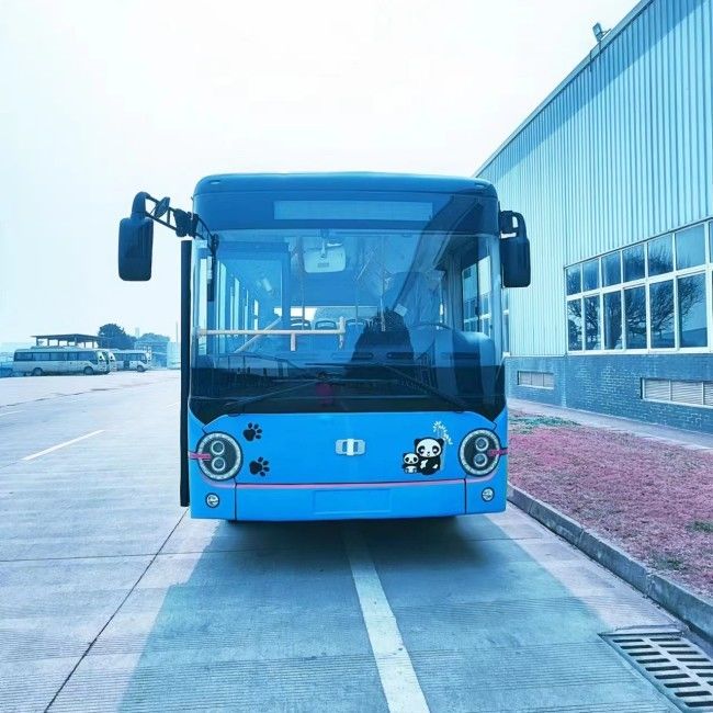 6.6 মি ইলেকট্রিক মিনি বাস ব্যাটারি চার্জিং যানবাহন এলএইচডি আরএইচডি 23 সিট