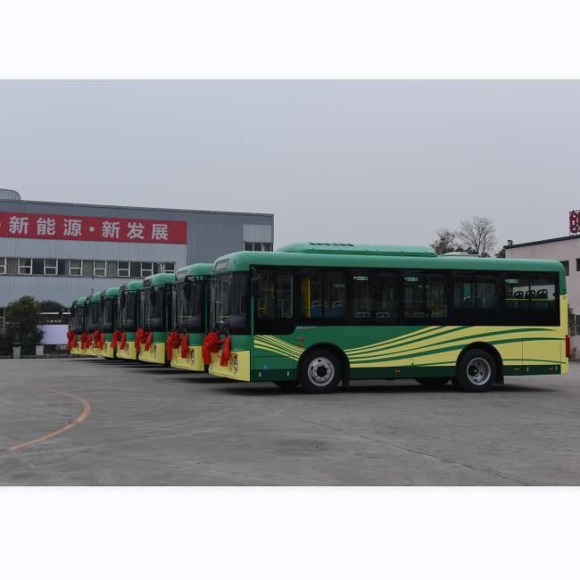 ZEV 7.7m ডিজেল সিটি বাস যানবাহন ডিজেল ইঞ্জিন 25 আসনের LHD RHD সঙ্গে AC