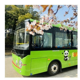 লেফট হ্যান্ড ড্রাইভ ইলেকট্রিক মিনি বাস 24 যাত্রী আসনের সর্বোচ্চ গতি 69 কিমি/ঘন্টা