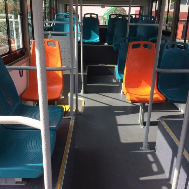 রক্ষণাবেক্ষণ মুক্ত ব্যাটারি কাস্টমাইজড রঙ এবং শহুরে পরিবহণের জন্য 69 কিলোমিটার / ঘন্টা সর্বোচ্চ গতি সহ বৈদ্যুতিক মিনি বাস