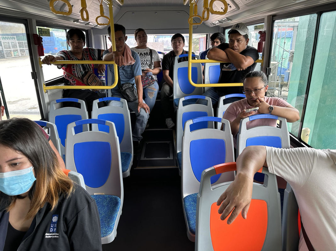 6.6M ইলেকট্রিক অর্বান ট্রান্সপোর্ট বাস ১৬ সিটারের বাম দিকের স্টিয়ারিং এয়ার কন্ডিশনার সহ